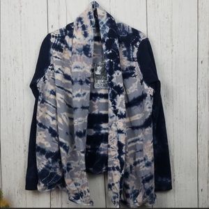 Young Fabulous Broke Tie Dyed Kimono Cardigan